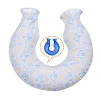 Transparent U-Shaped Hot Water Bottle,Hot Therapy for Neck, H3