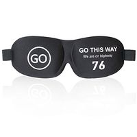 Deep Molded Sleep Mask,ANENER Eye Mask with Premium Light Blocking Design,Super Soft Material Travel Blindfold comfortable For Travel, Shift Work, Meditation, Migraines (GO THIS WAY)