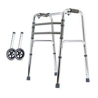 Multi-Functional Walker, Elderly Disabled Assisted Walker, Foldable Walker, Sturdy Aluminum Frame Material, Suitable for Going Out
