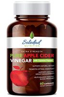 Apple Cider Vinegar Capsules 1450 mg, Apple Cider Vinegar Supplements- 100% Pure Apple Cider Vinegar Capsules by Soledad Nutrition- Natural Detox, Weight Management, Supports Circulation, Digestion.