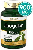 Jiaogulan Capsules | 900 mg | 120 Count | Gynostemma Pentaphyllum Herbal Extract | Stamina and Endurance Supplement | Non-GMO, Gluten Free | by Horbaach