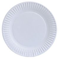 Nicole Home Collection 60 Count Everyday Dinnerware Paper Plate, 9-Inch, White