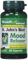 Mason Vitamins St. John's Wort Mood Relaxer Capsules, 60 Count