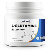 Nutricost L-Glutamine Powder (500 Grams) Unflavored - Gluten Free & Non-GMO