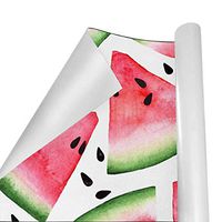 Gift Wrapping Paper Roll Red Pink Watermelon for Birthday,Holiday,Wedding,Baby Shower Gift Wrap - 3Rolls - 58inch x 23inch Per Roll
