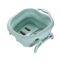 CCHM Silicone Folding Portable Detox Foot Point Spa Massage Foot Wash Bath Feet Joint Massager,Green