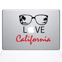 The Decal Guru Love California MacBook Decal Vinyl Sticker - 13" MacBook Pro (2016 & Newer) (0212-MAC-13X-NA)