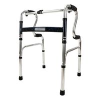 NASC Crutch Walker Multifunctional Alloy Folding Anti-Skid Walking Auxiliary Instrument Toilet Rails Suitable for Elderly/Disabled/Pregnant Women (Size: 54cm45cm73cm)
