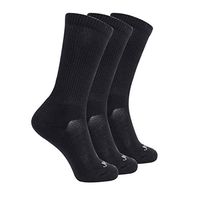 ja vie JAVIE Bamboo Diabetic Crew Socks Non-Binding Odor Resistant Merino Wool Socks Ultra Soft Cushioned for Men & Women