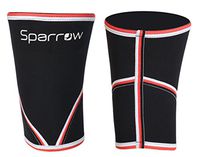 SPARROW® Neoprene Compression Knee Sleeve - Durable Support Brace for Bodybuilding, Weightlifting, Crossfit, Running & Other Activities (Medium)