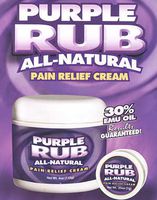 Purple Emu Purple Rub All Natural Pain Relief Cream O.T.C. With Emu Oil .25 oz. Trial Size