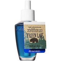 Bath and Body Works Wallflowers Home Fragrance Refill 0.8 Fluid Ounce [2018 Edition] (Frozen Lake)