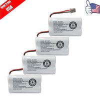 Replacement Battery for Uniden DECT 6.0 BT1007 BT-1007 Cordless Phone 4-PACK USA