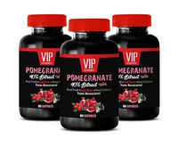 Blood Pressure Natural Supplements - Pomegranate Extract Formula - with ACAI, NONI, RESVERATROL and Goji Berry - Goji Berry Capsules Weight Loss - 3 Bottles 180 Capsules