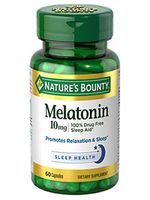 Nature's Bounty Melatonin 10mg Capsules 60 ea (Pack of 2)