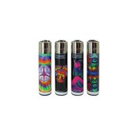 Clipper Lighter 3" Tie Dye Trippy2 Trippy2 Assorted