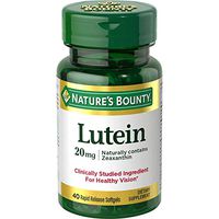 Natures Bounty Lutein 20mg, 40 Softgels, Pack of 3