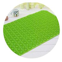 GHHZZQ 2 Pieces Bathtub Mat Non-Slip Thick Suction Cup Bathroom Rugs PVC Foot Pad Kitchen, 8 Colors, 1.5 cm Thick, Multiple Sizes (Color : A, Size : 80x50cm)
