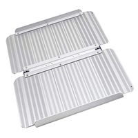 LMEIL Aluminum Fold Portable Wheelchair Scooter Ramp with Carry Handle 2 Feet Long,3inch