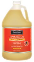 Bon Vital' Muscle Therapy Massage Oil Made with Dwarf Pine Oil & Essential Oils for a Relaxing Massage & Sore Muscle Relief, Can be Combined with The IASTM and Graston Techniques, 1 Gallon Bottle