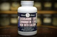 NBH Glucosamine 1500 Chondroitin 1200 MSM with Calcium Supplements for Complete Bones, Joints, and Catilages, 120 Capsules