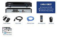 Lorex LNR61082T 4K NVR w/ 8 Channels (POE) 2TB HDD