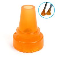 Cane Tip - Quad Rubber Replacement Foot Pad 3/4 in,7/8 in,Crutch Feet Base Self Standing Stable No Slip Stand for Cane Walking Stick (7/8 inch)