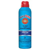 Gold Bond Foot Powder Spray Fresh Scent 7 Ounce Can (207ml) (3 Pack)