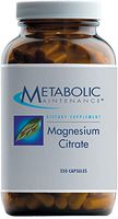 Metabolic Maintenance Magnesium Citrate - Optimal Absorption for Calm + GI Support (250 Capsules)