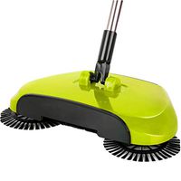 Sweeper Household manual cleaning machine Household sweeping mopping machine (Color : Green)