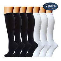 Compression Socks,15-20 mmHg Best Graduated Athletic Socks for Women & Men