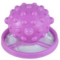 Washer Balls, Laundry Scrubbing Balls Tangle-Free, Solid Colorful Laundry Washing Balls Enhance Your Machine Cleaning Power, Lint Catcher for Washing Machine (Purple)