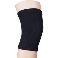 Elastic Knee Support Black Large 16 -18
