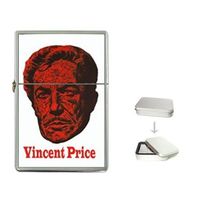 New Product VINCENT PRICE Masque Of The Red Death Flip Top Cigarette Lighter + free Case Box