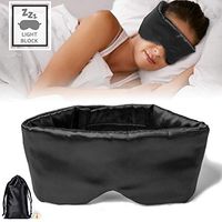 Sleep Mask for Women and Men Eye Mask for Sleeping Silk Sleep Mask Sleeping Mask Soft and Breathable Satin Fabric Updated Design Light Blocking Best Sleep Eye Mask No Pressure Night Companion