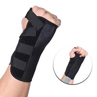 CFR Wrist Brace Compression Wrist Support Sleeves with Removable Splint & Adjustable Strap for Carpal Tunnel,RSI,Cubital Tunnel,Tendonitis,Arthritis,Computer Typing,Left,Black,L