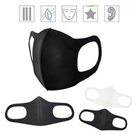 Dust-Proof Black Fashion mask Celebrity Recommended mask (Black)