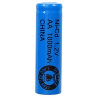 AA Size Rechargeable Battery 1000mAh NiCd 1.2V Flat Top Cell FAST USA SHIP