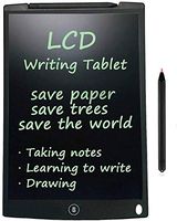 MUXAN 12 Inch LCD Kids Drawing Toy Writing Tablet Digital Drawing Tablet Handwriting Pads Ultra-Thin Portable Electronic Tablet Board for Kids Children (Black)