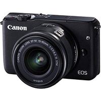 Canon EOS M10 Mirrorless Digital Camera with 15-45mm Lens (Black) - International Version (No Warranty)