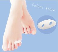 BELONG 2pcs/Pair feet Care Women Silicone Tail Tail Toes Cloven Device Hallux valgus Orthotics Foot Supports