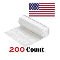 Ox Plastics 55-60 Gallon Trash Can Liner, High Density 38"x60", 200 Bags/Rolls Per Case, Easy To Use and Store, For Bathroom, Kitchen, or Office Wastebaskets