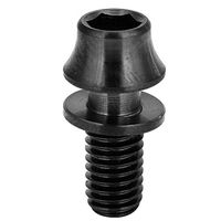 Alomejor Bicycle Titanium Alloy Water Bottle Cage Screw Bolt M5x12/16mm with Washer