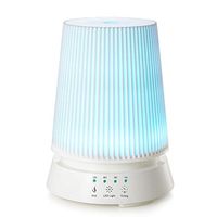 Linkind 350ml Essential Oil Diffuser Nightlight Ultrasonic Cool Mist Humidifier with Waterless Auto-off, 4 Timer Settings, 7 Colors Changing LED lights, Adjustable Mist Mode for Home, Office