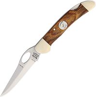 Bear & Son Cutlery Heritage Walnut Locking Cowhand Knife, Brown, 3 3/4"