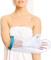 Arm Cast Cover for Shower, Adult Waterproof Cast Protector and Shower Bandage for Broken Surgery Arm, Wound and Burns to Keep The Hand Wrist Fingers Arm Dry -Half Arm Size (20 Inches)