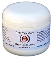 Super Concentrated Natural 10% Progesterone Cream - 4 Oz Jar