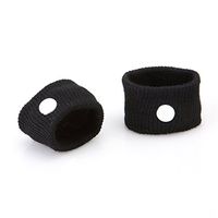 Higere 2PCS Anti Nausea Morning Sickness Motion Travel Wrist Bands Car Sea Plane(Black)