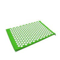 Xuan Yu Massage Acupressure Lotus Spike Massage Pads Rug Acupressure Mat+Pillow Back Neck Stress Relief Yoga Cushion Massager Relaxation (Color : Green)