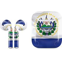 Skinit Decal Audio Skin for Apple AirPods with Wireless Charging Case - Officially Licensed Skinit Originally Designed El Salvador Flag Design